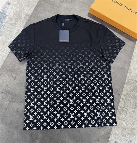 lv monogram t shirt black